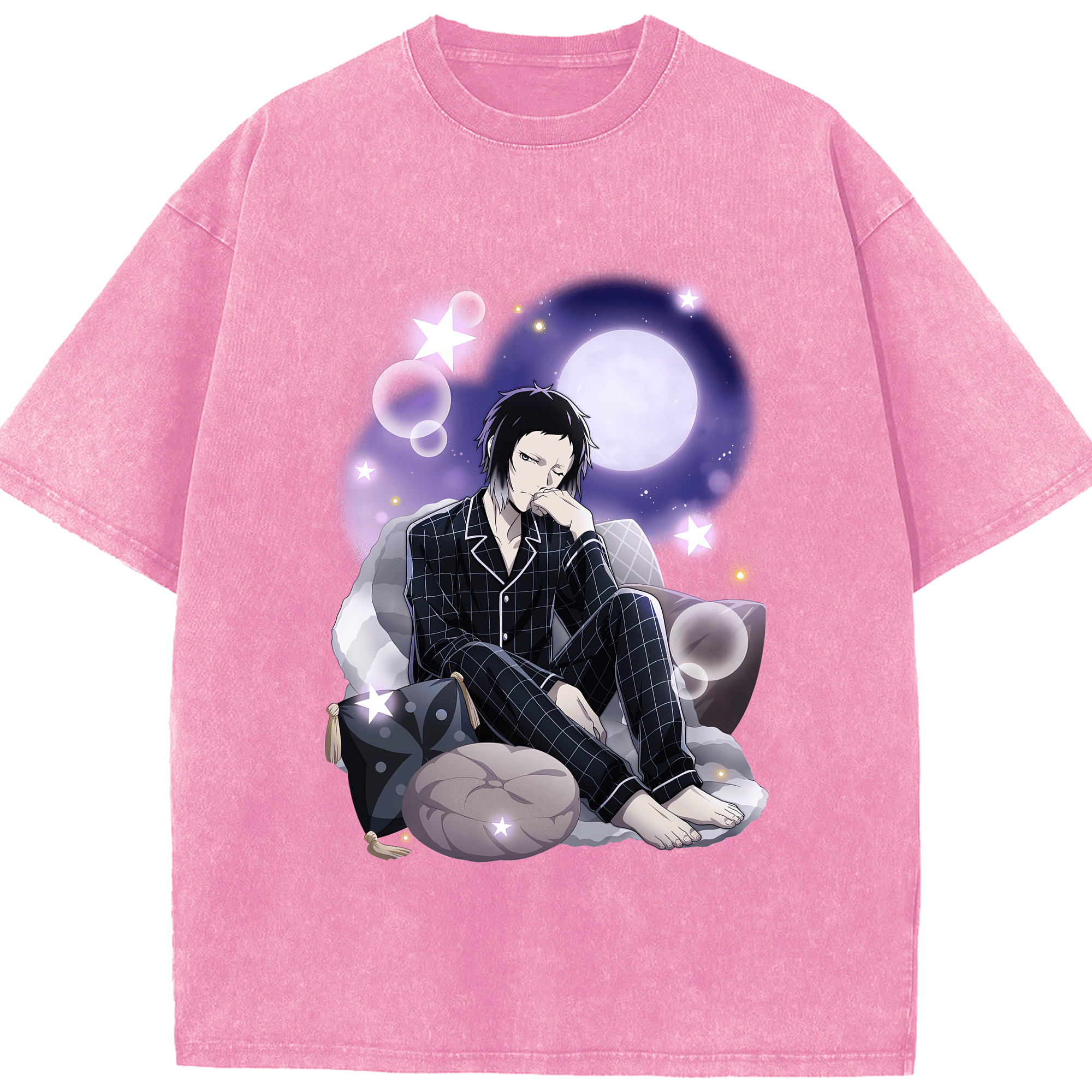 （画像用） 文豪ストレイドッグス Bungo Stray Dogs 綿100% ヴィンテージ風 半袖Tシャツ（フロントプリント）